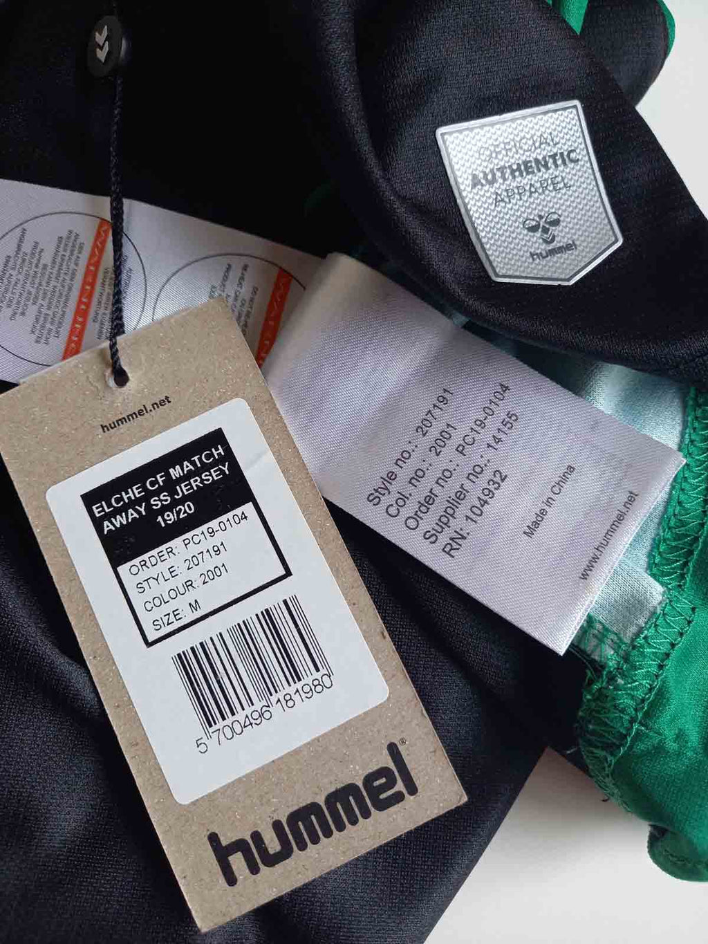 Elche 2019/20 Away Shirt Tags 207191