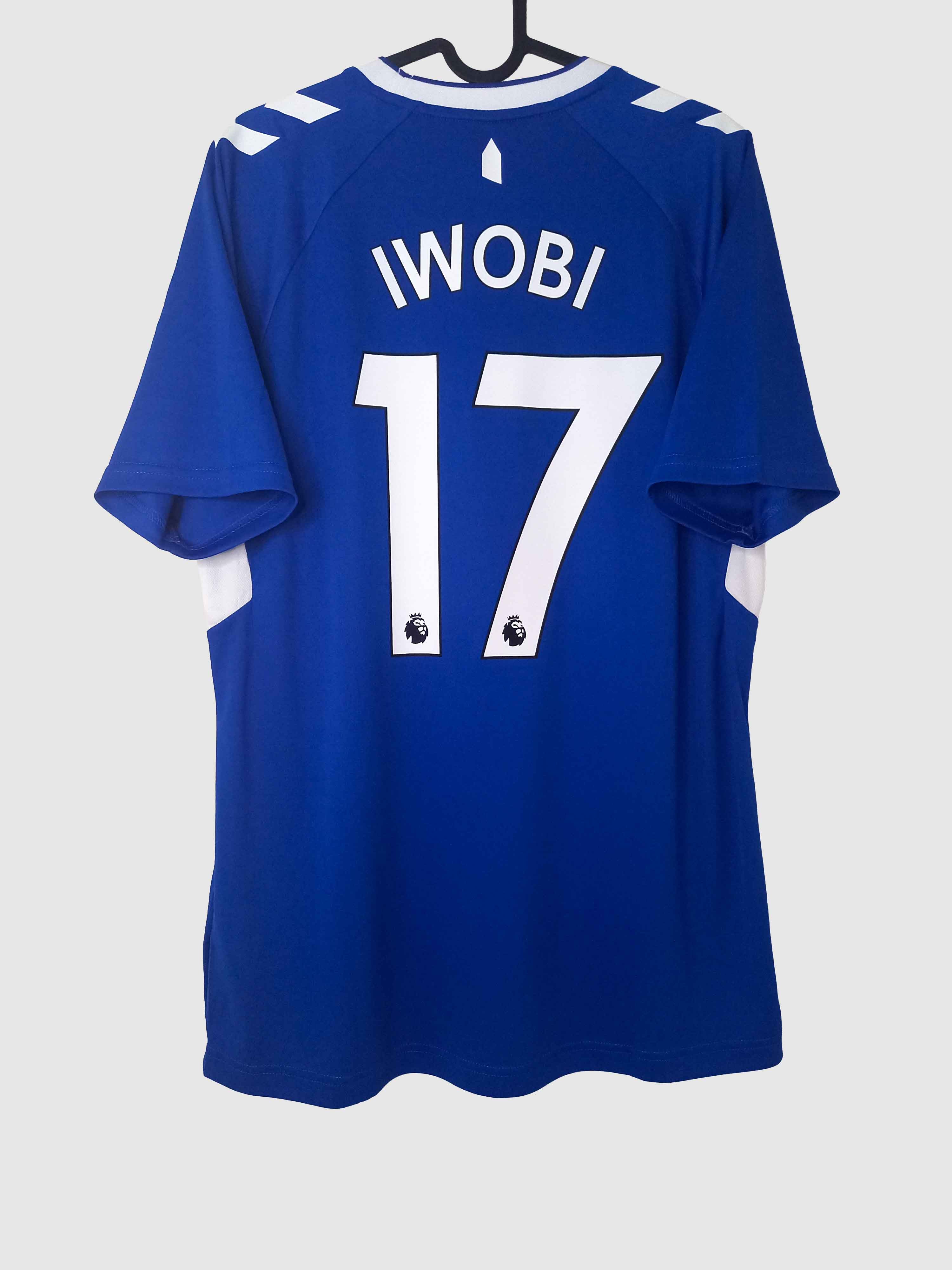 Everton 2022/23 Home Shirt Iwobi Back EVE-201SSA