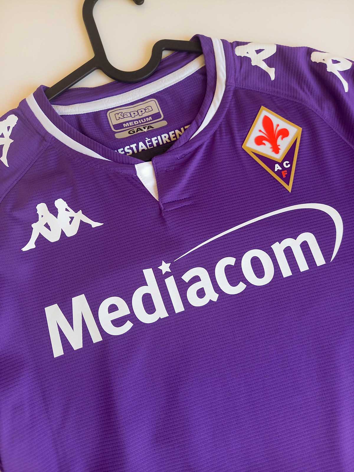 Fiorentina 2020/21 Home Shirt Ribery Player Version upper