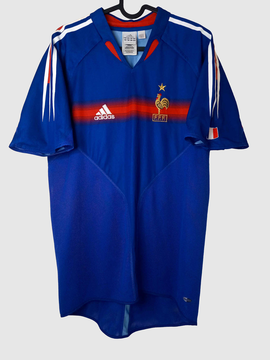 France 2004 Home Shirt Zidane Front 600222