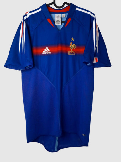 France 2004 Home Shirt Zidane Front 600222