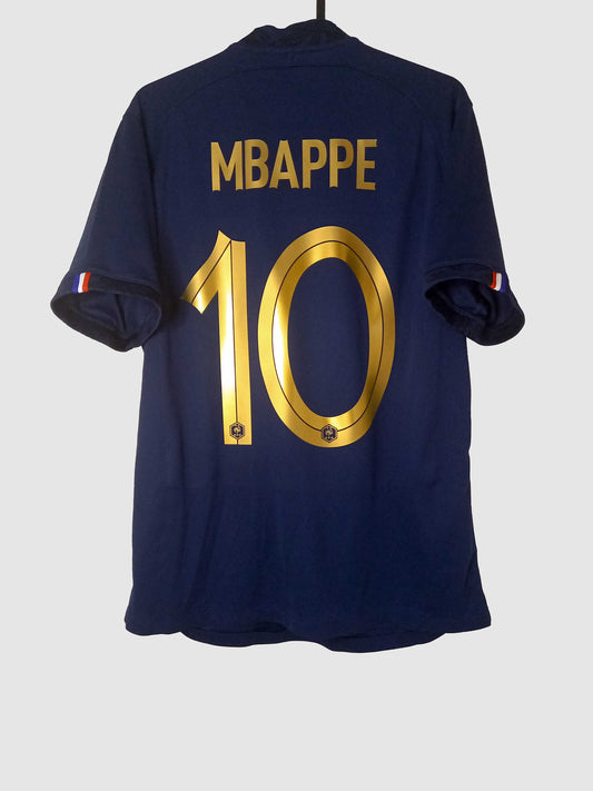 France 2022/23 Home Shirt Mbappe DN0690-410 back