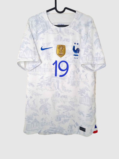 France 2022 Away Shirt Benzema Front DN0688-100