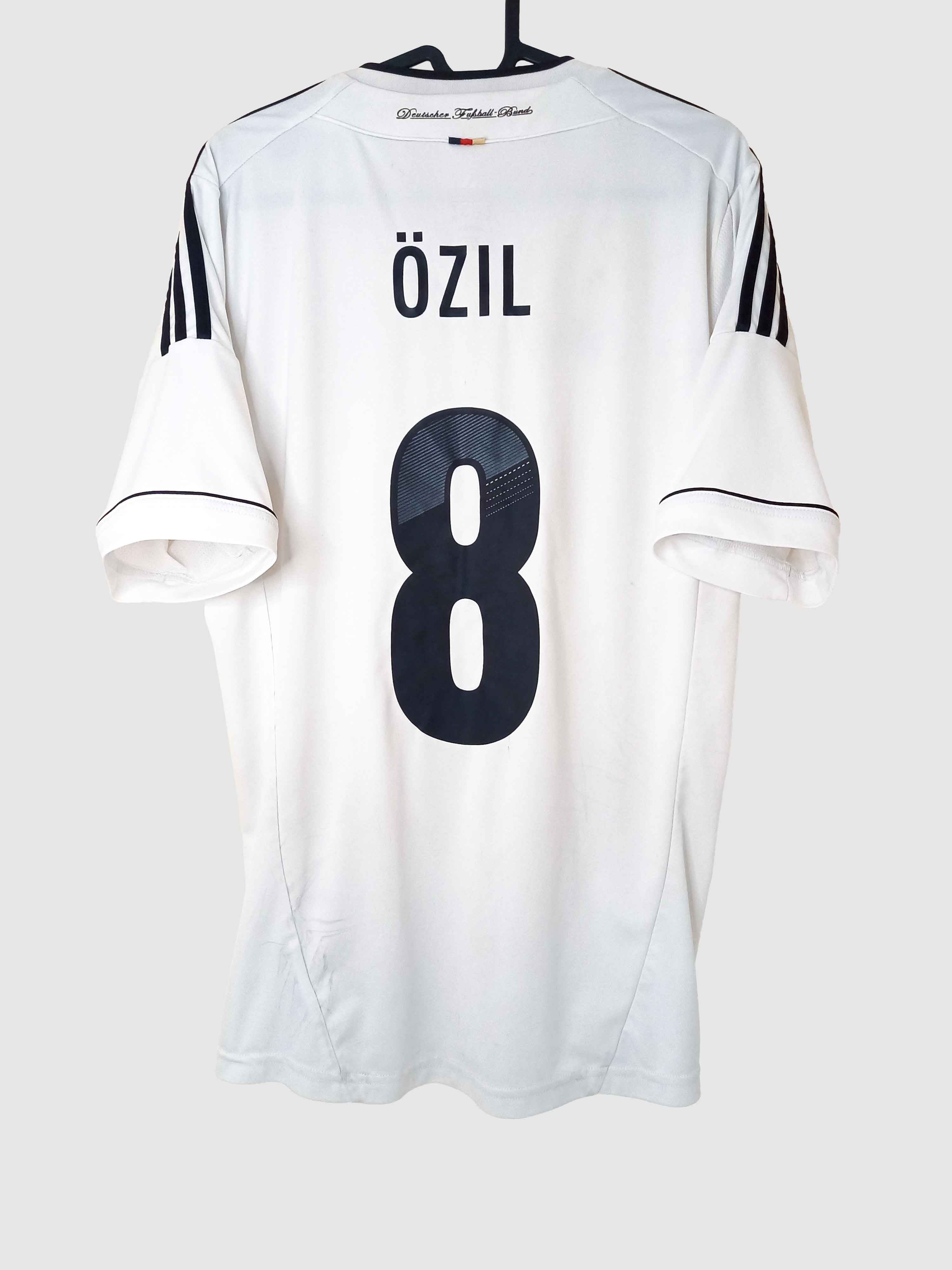 Germany 2012/13 Home Shirt Ozil Back X20656