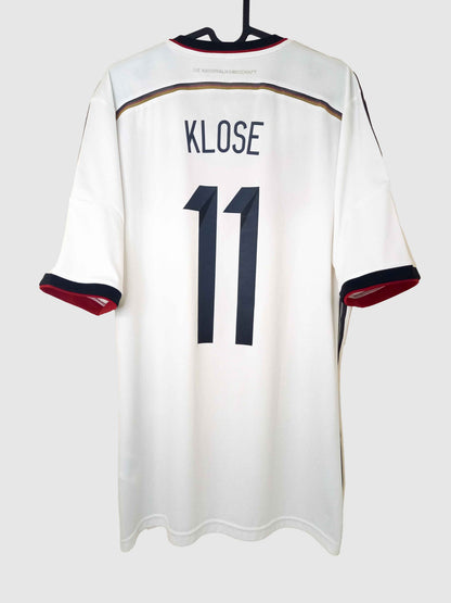 Germany 2014 Home Shirt Klose Back G87445