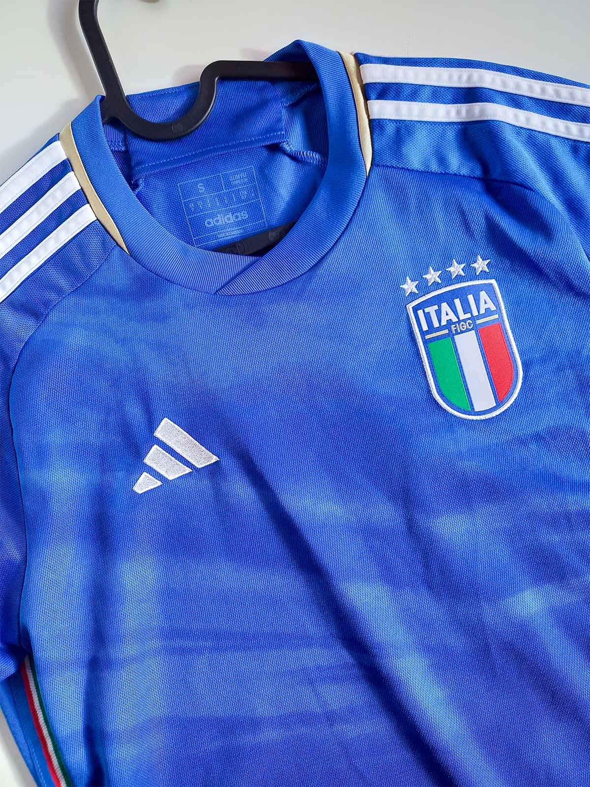 Italy 2023/24 Home Shirt HS9895 logos