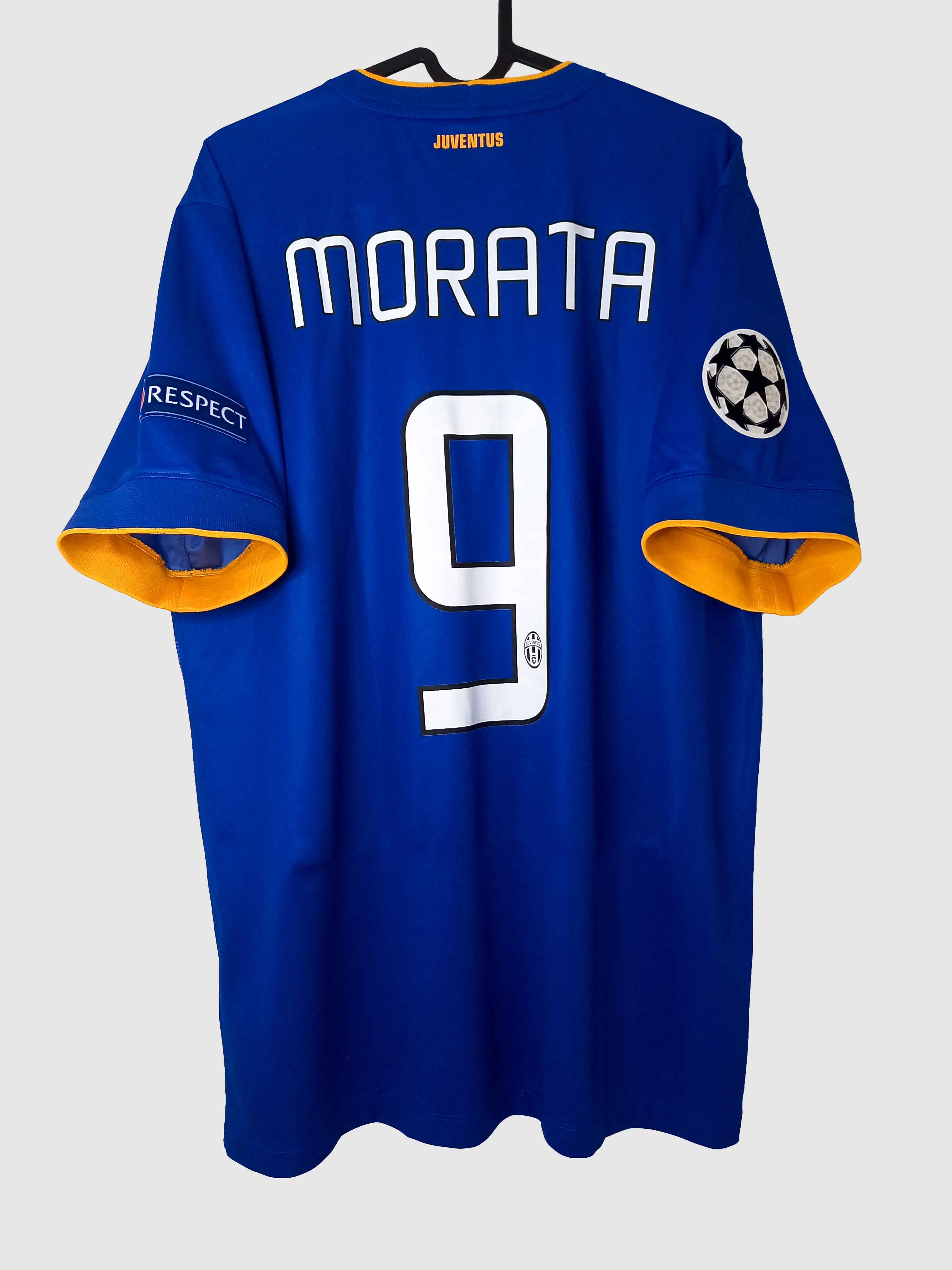 Juventus 2014/15 Away Shirt Morata Back 611078-472