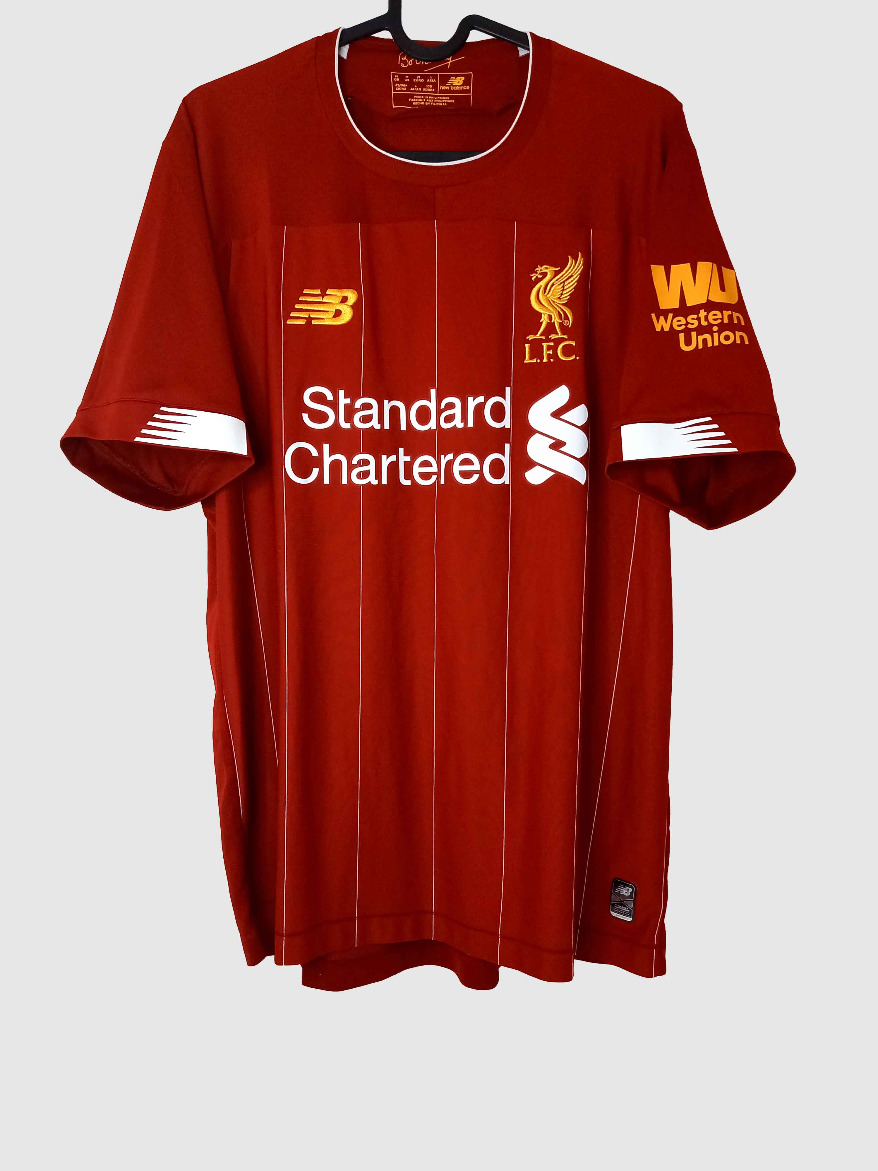 Liverpool 2019/20 Home Shirt Front
