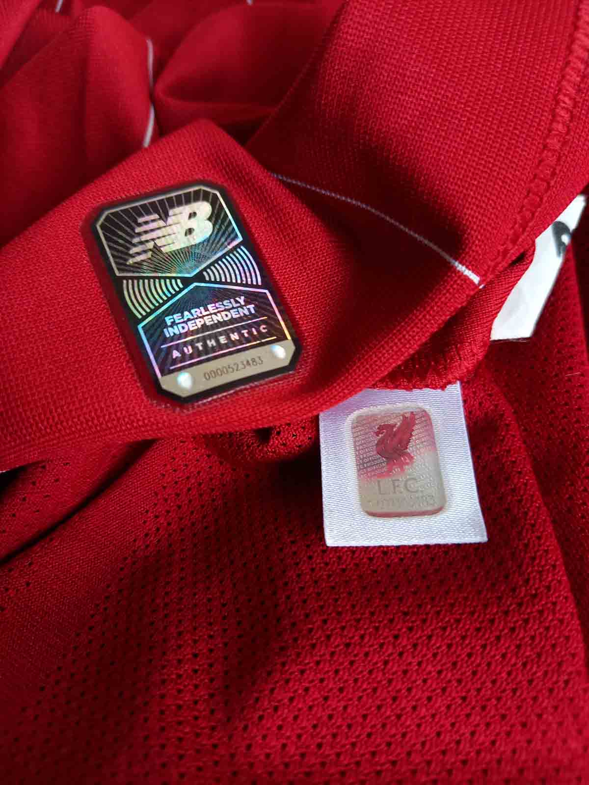 Liverpool 2019/20 Home Shirt Tags