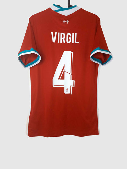 Liverpool 2020/21 Home Shirt Van Dijk Back CZ2636-687