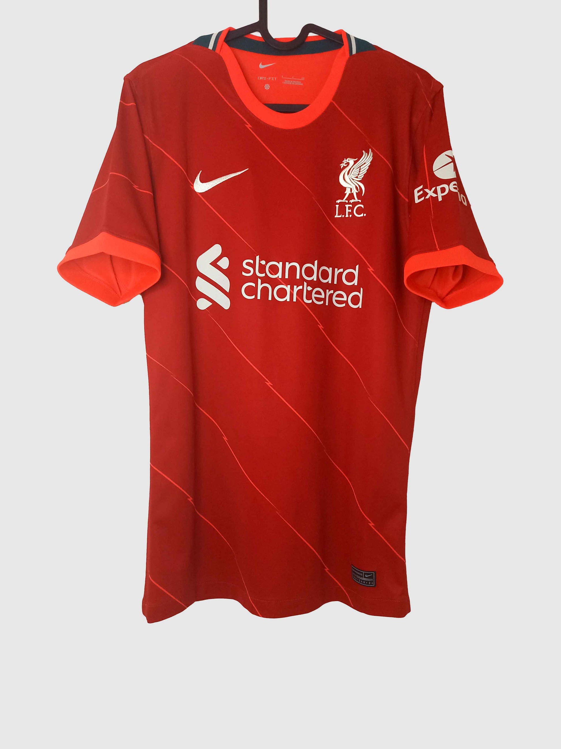 Liverpool 2021/22 Home Shirt Salah Front DB2560-688