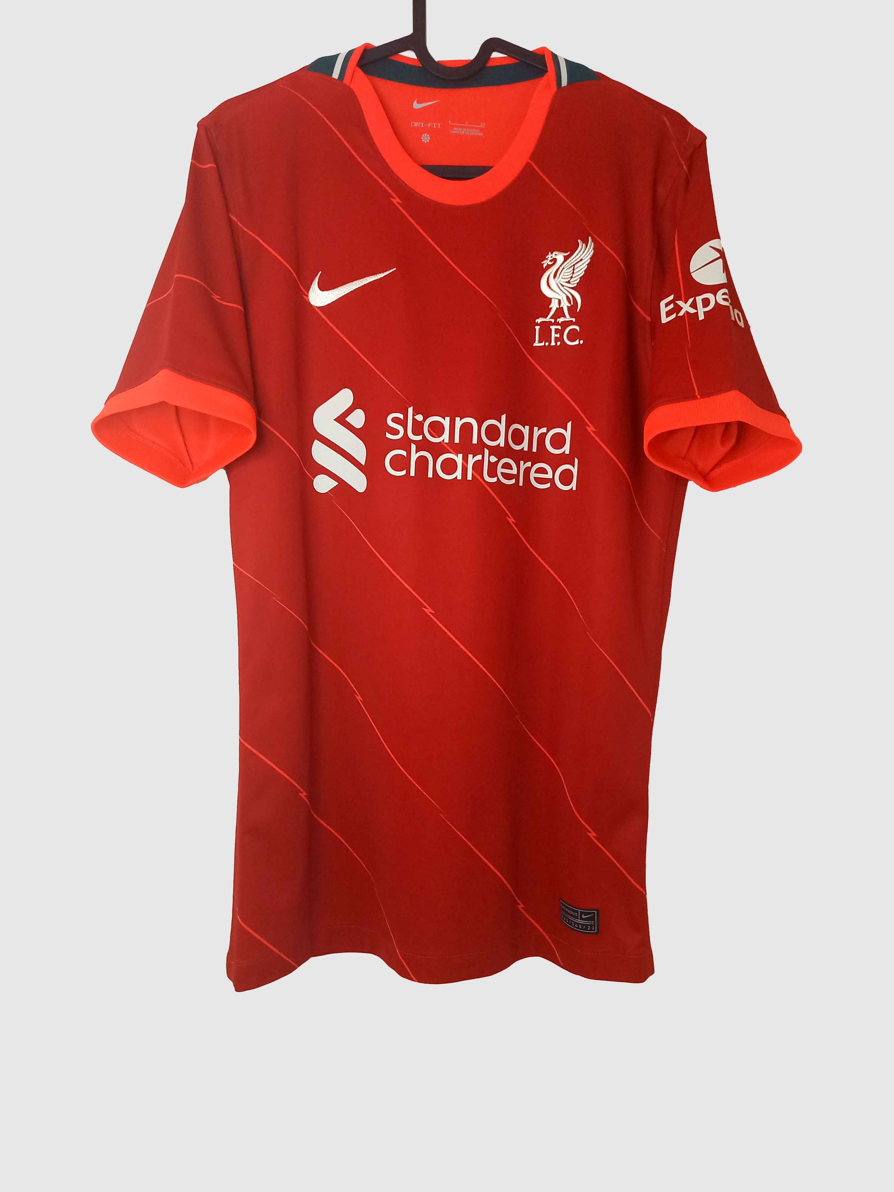 Liverpool 2021/22 Home Shirt Salah Front DB2560-688