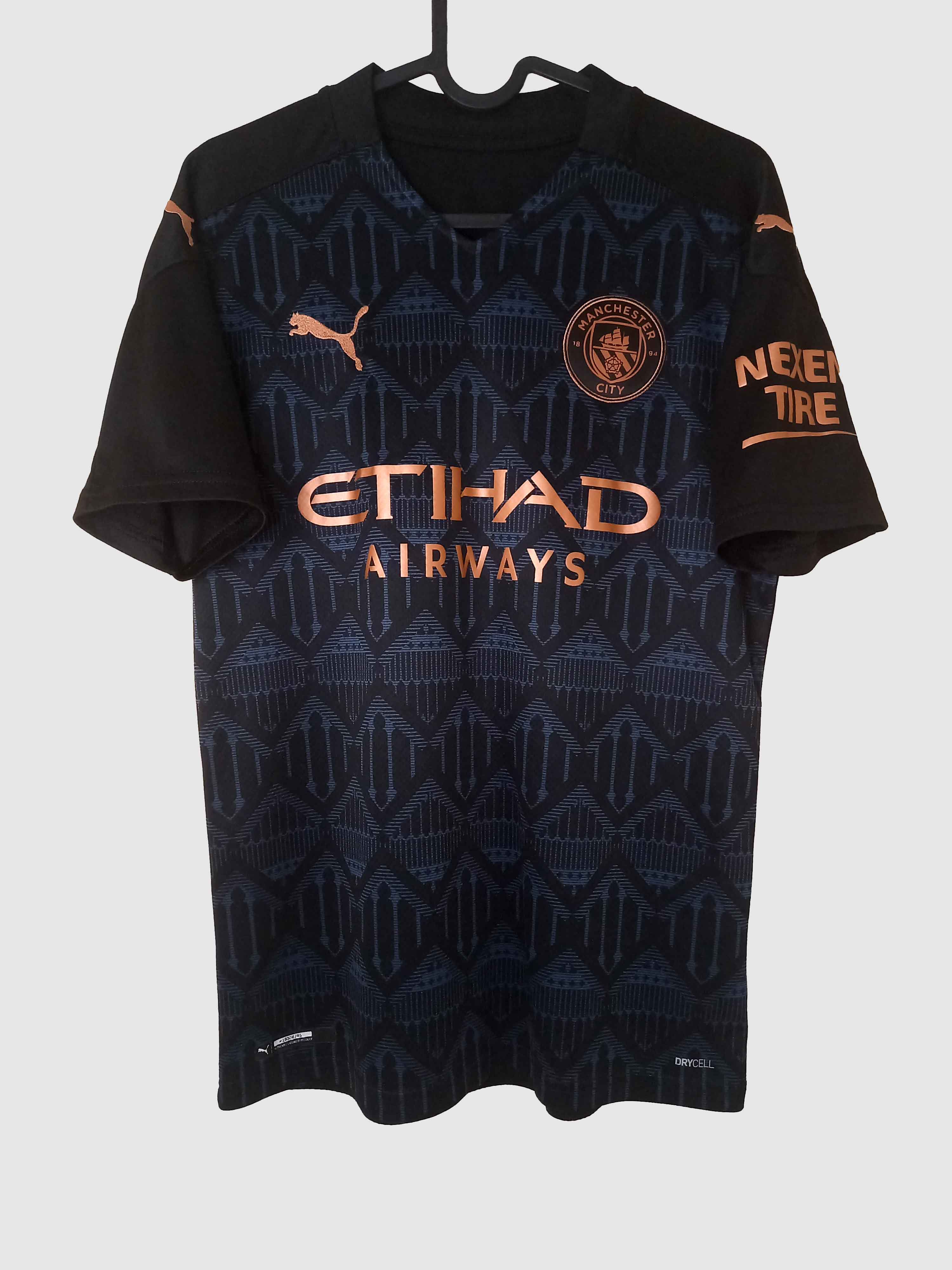 Manchester City 2020/21 Away Shirt Front 757065-02