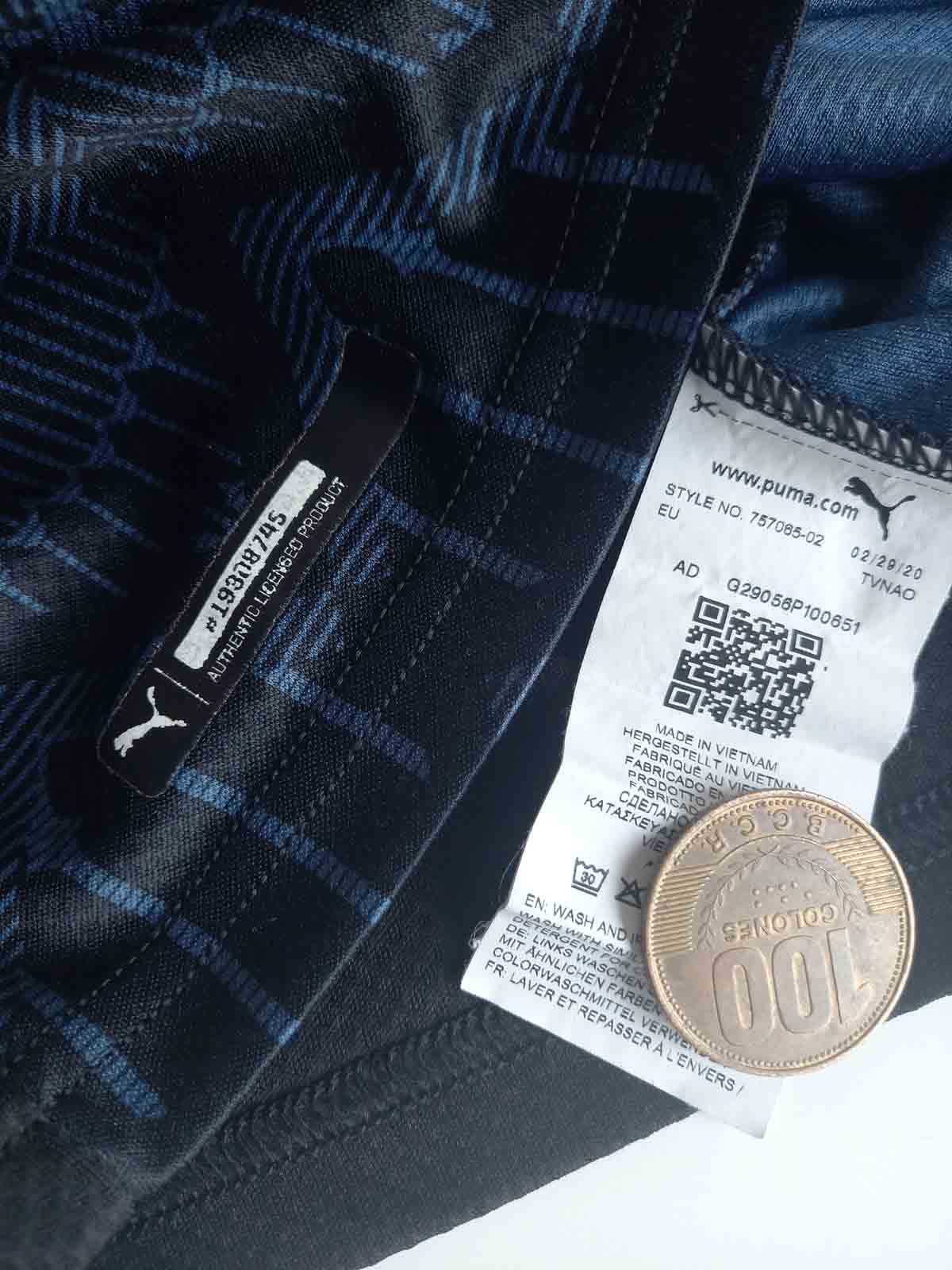 Manchester City 2020/21 Away Shirt Tags 757065-02