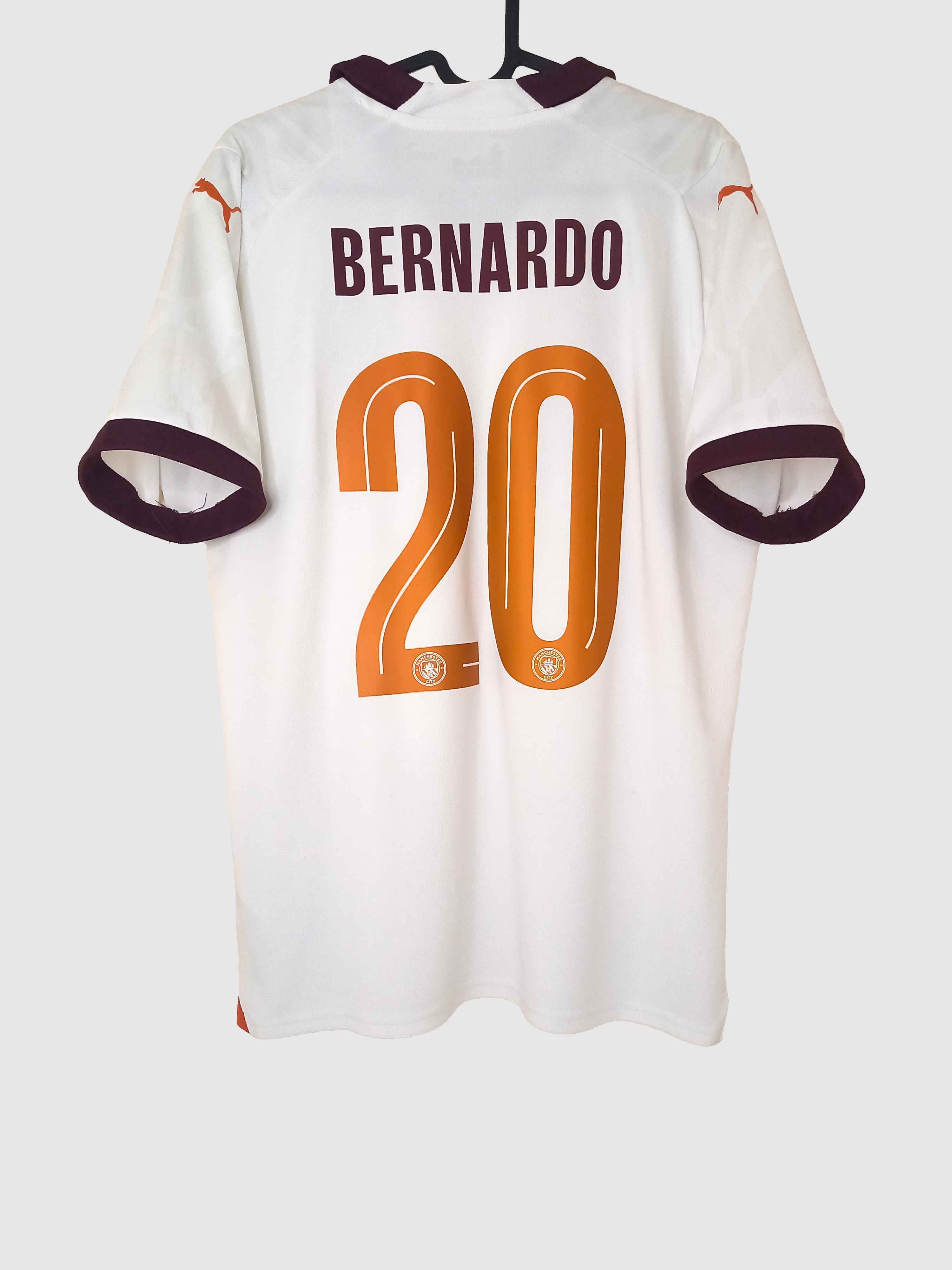 Manchester City 2023/24 Away Shirt Bernardo Silva Back 770449-02