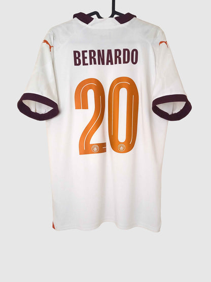 Manchester City 2023/24 Away Shirt Bernardo Silva Back 770449-02