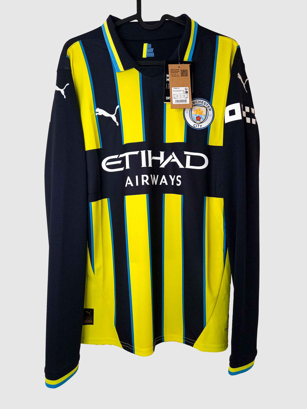 Manchester City 2024/25 Away Shirt De Bruyne Front 775087-02