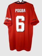 Manchester United 2019/20 Home Shirt Pogba Back ED7386