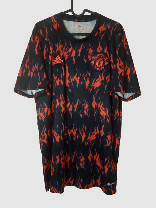Manchester United 2021/22 Pre-Match Shirt H63947 front