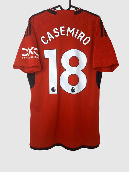 Manchester United 2023/24 Home Shirt Casemiro Back IP1726