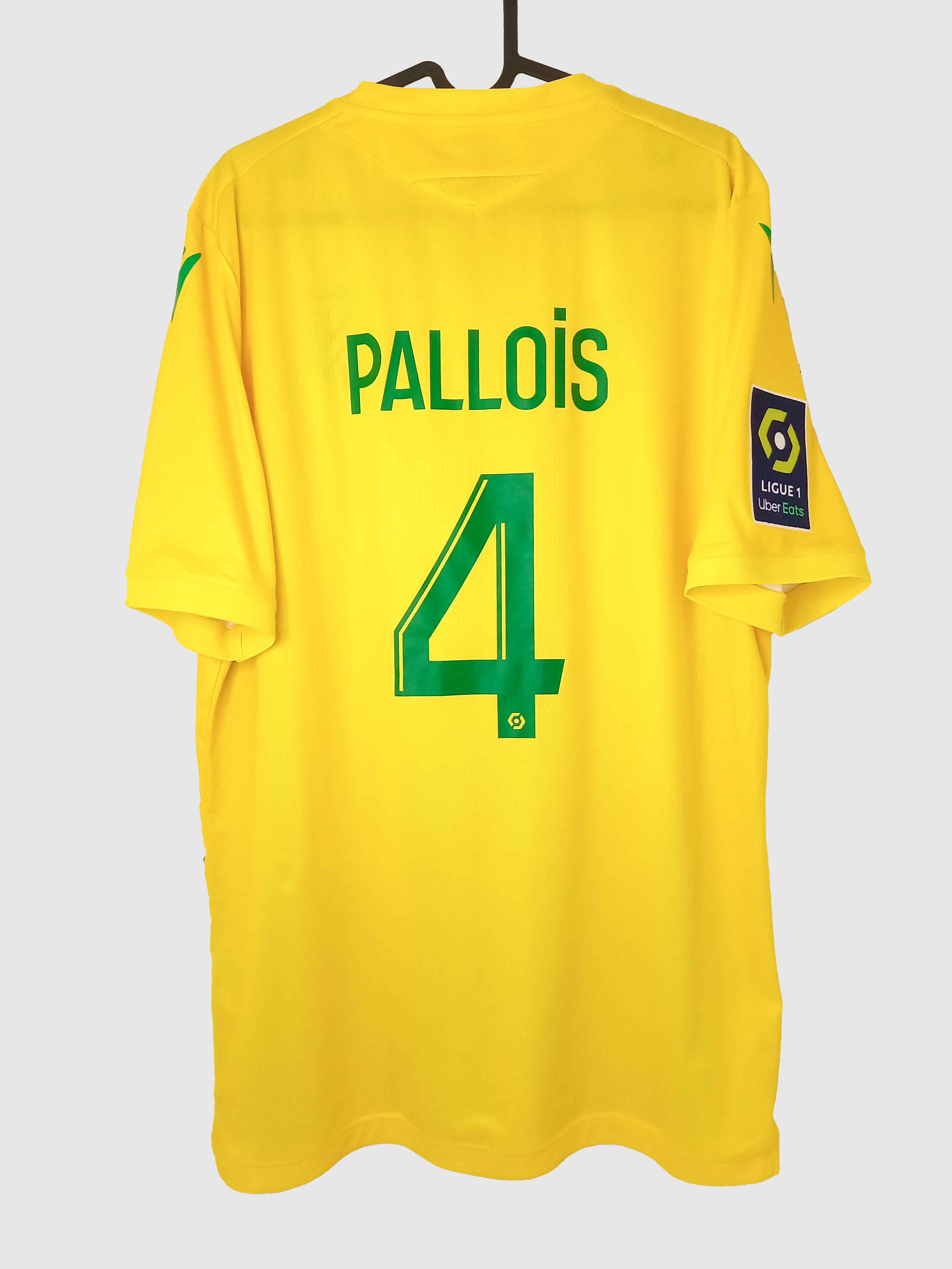 Nantes 2020/21 Home Shirt Pallois Back