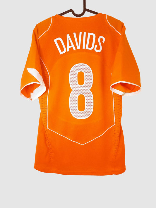 Netherlands 2004 Home Shirt Edgar Davids Reissue HV4427-819 back