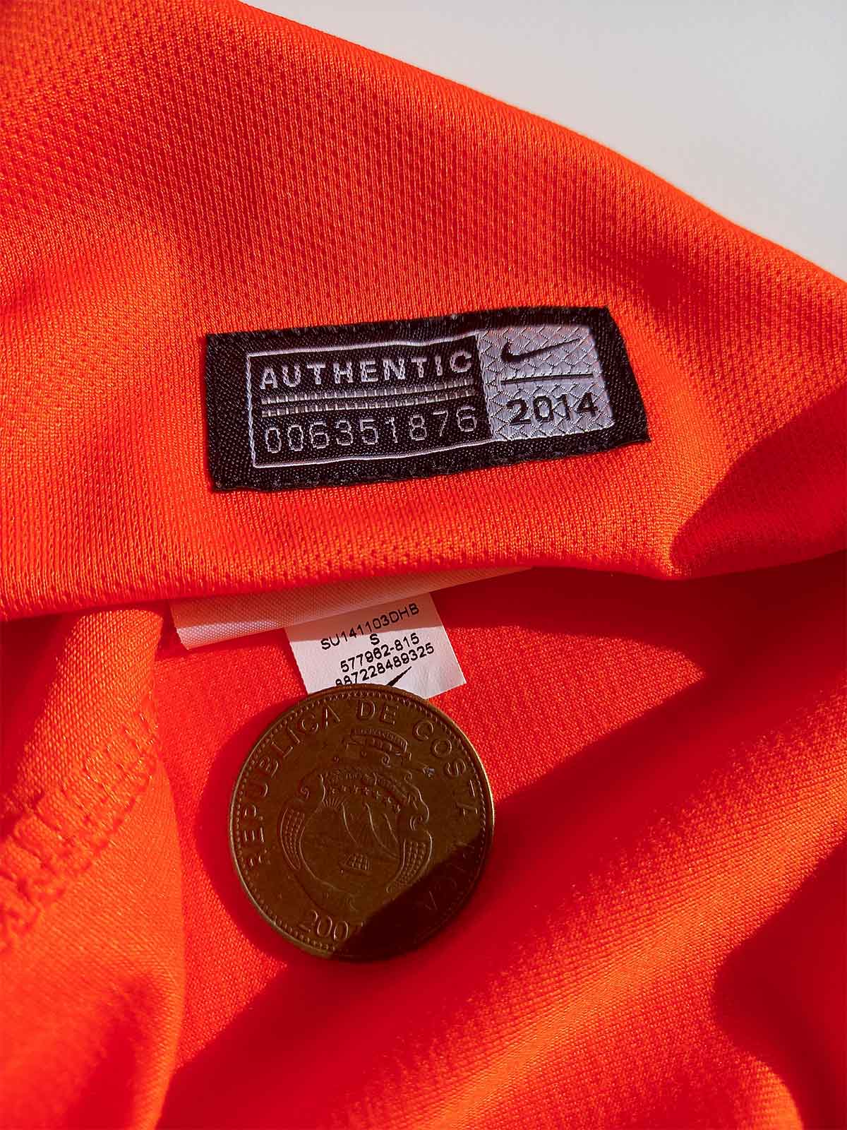 Netherlands 2014/15 Home Shirt 577962-815 tags