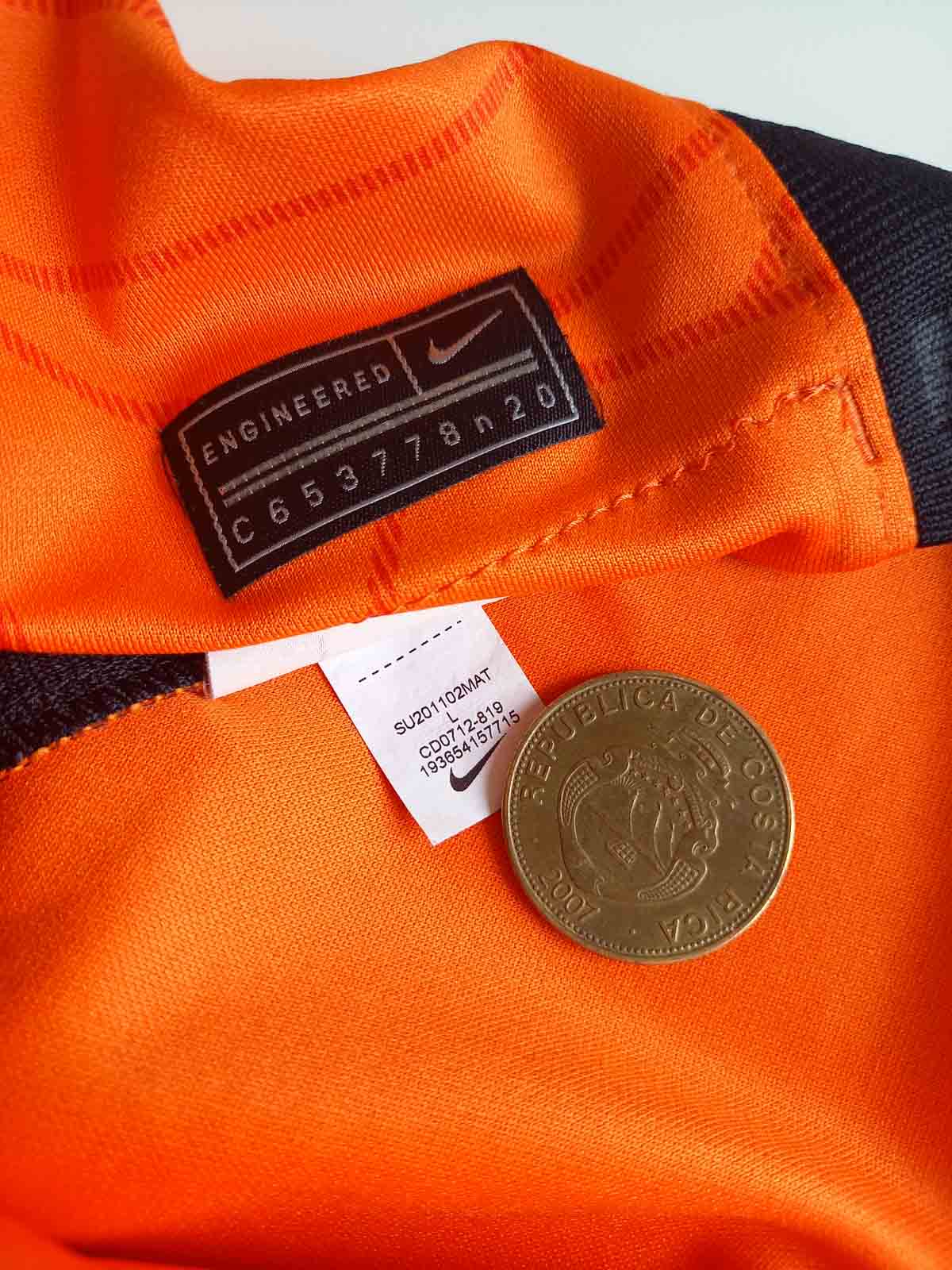 Netherlands 2020/21 Home Shirt De Jong Tags CD0712-819