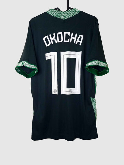 Nigeria 2020/21 Away Shirt Okocha Back CT4224-364 