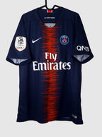 PSG 2018/19 Home Shirt Mbappe Front 894432-411