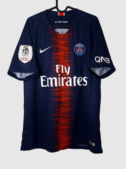 PSG 2018/19 Home Shirt Mbappe Front 894432-411
