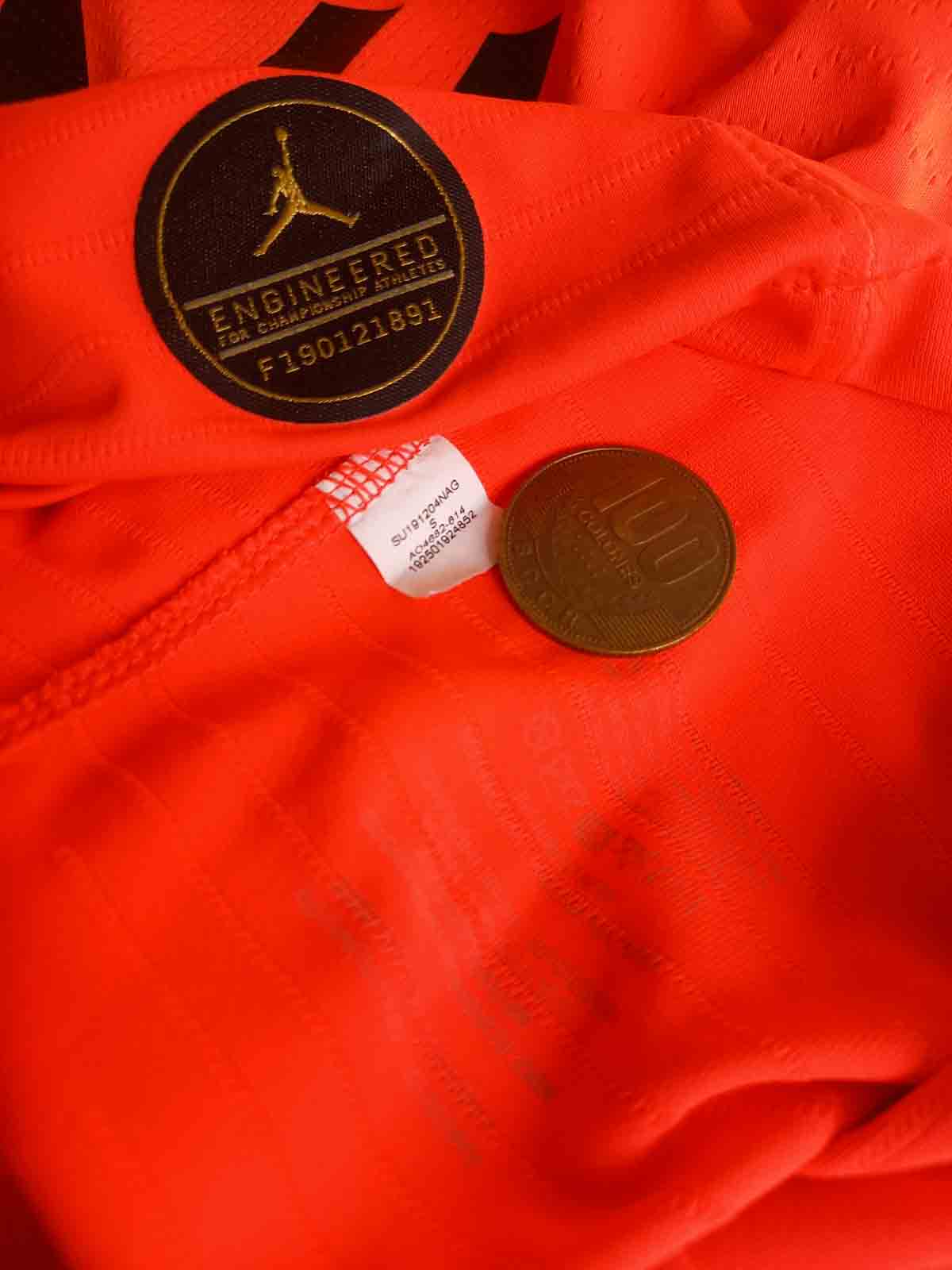 PSG 2019/20 away shirt player version AO4682-614 tags