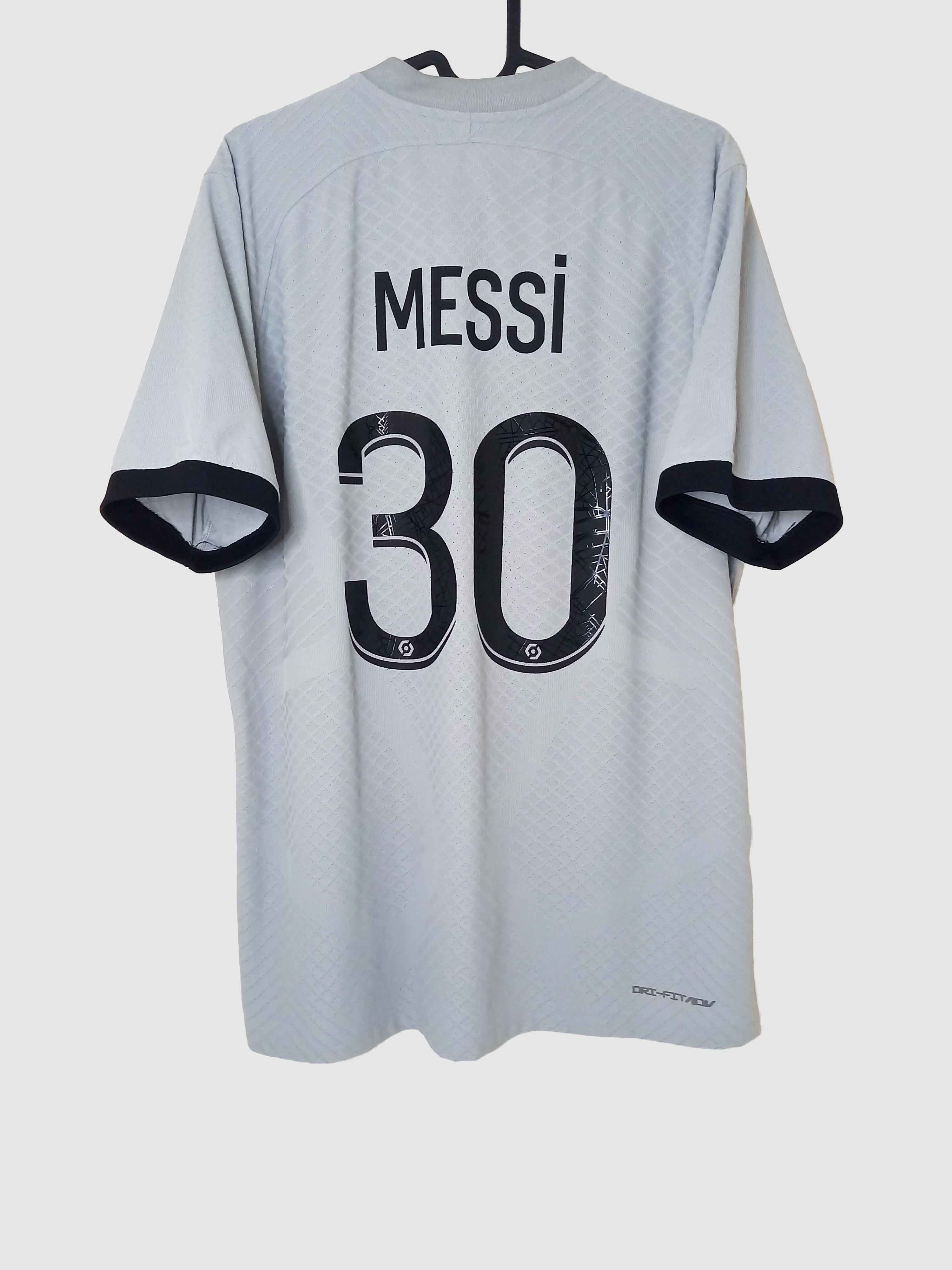 PSG 2022/23 Away Shirt Messi Player Version | Football Shirt Paradise