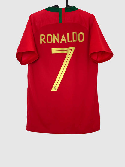 Portugal 2018 Home Shirt Ronaldo Back 893877-687