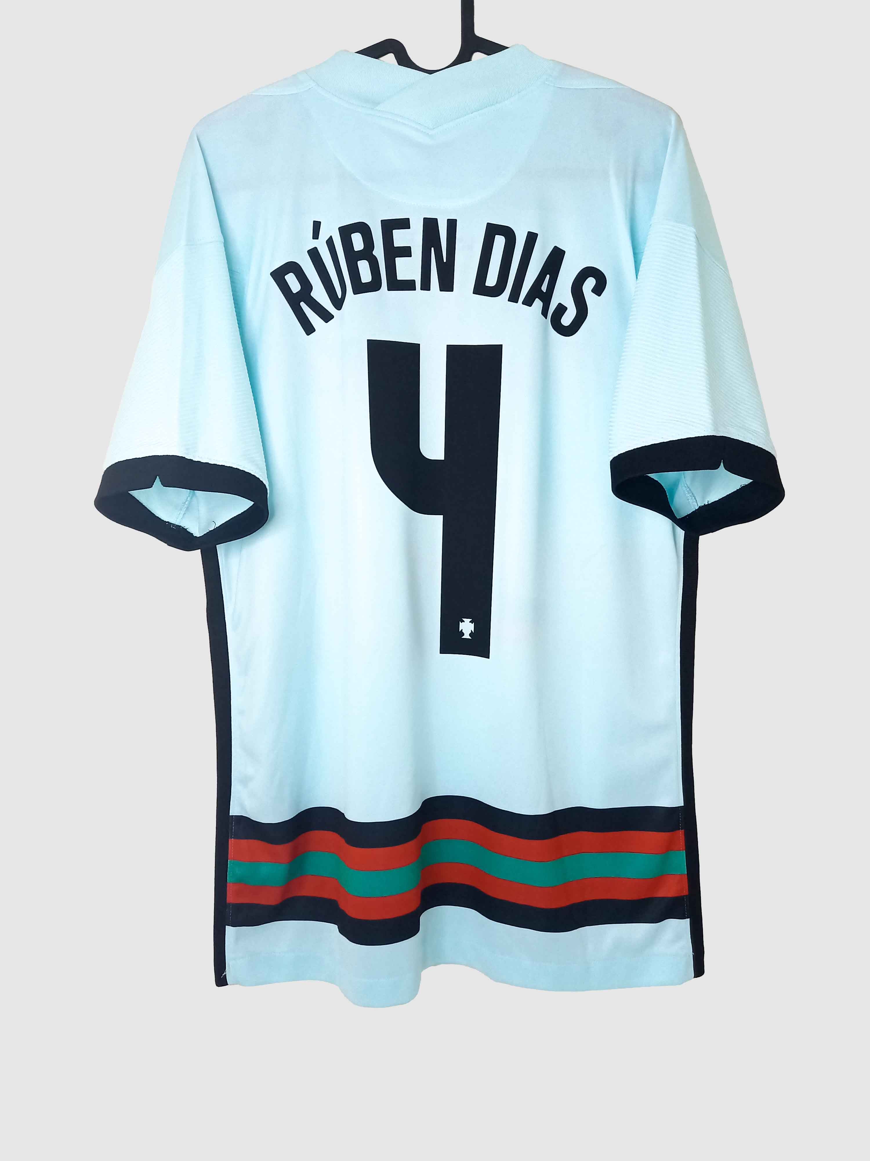 Portugal 2020/21 Away Shirt Ruben Dias Back CD0703-336