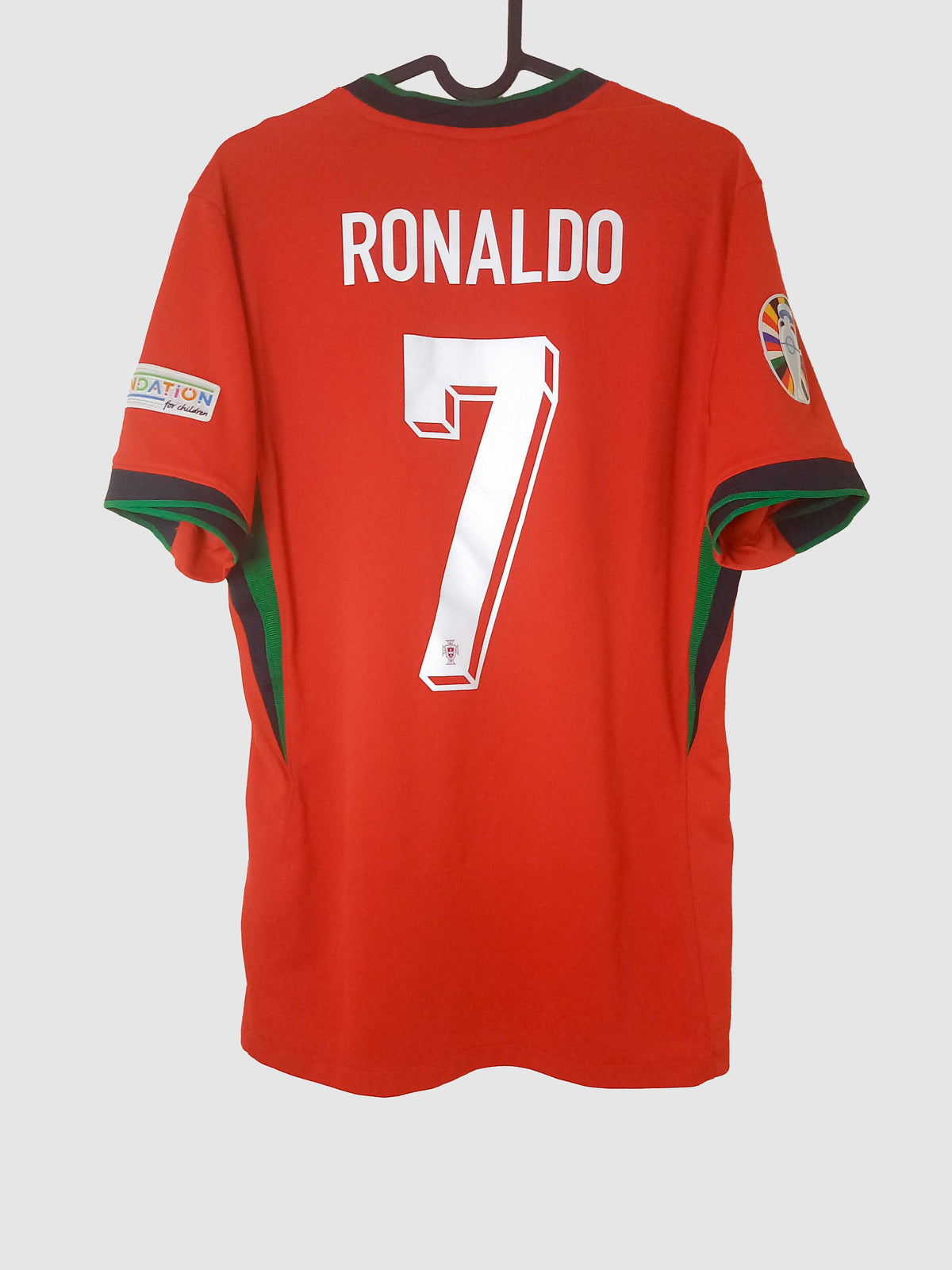 Portugal 2024/25 Home Shirt Ronaldo FJ4275-657 back