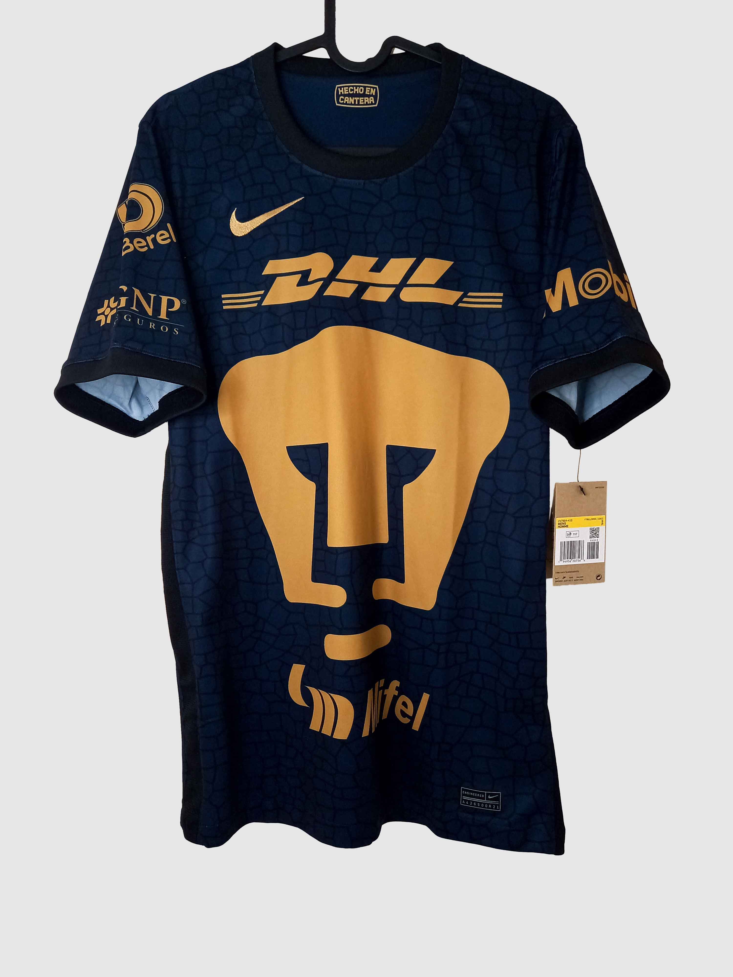 Pumas UNAM 2021/22 Away Shirt Front CV7904-410