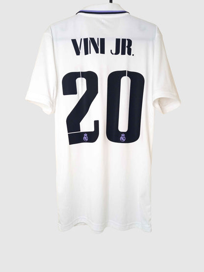 Real Madrid 2022/23 Home Shirt Vinicius Jr Back HF091