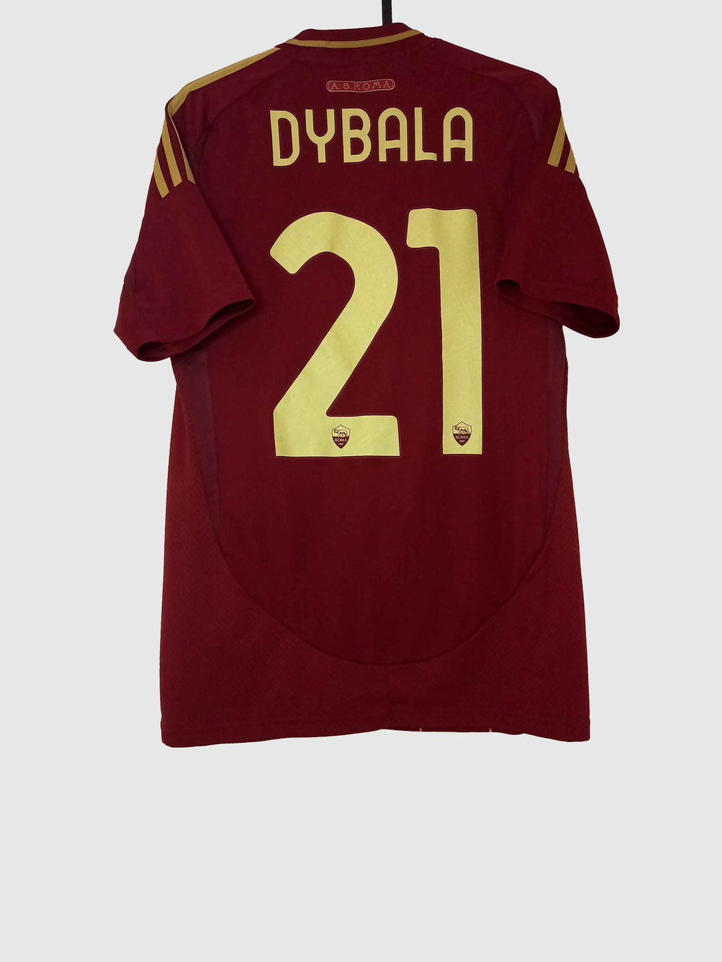 Roma 2024/25 Home Shirt Dybala Back IT6058