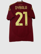 Roma 2024/25 Home Shirt Dybala Back IT6058