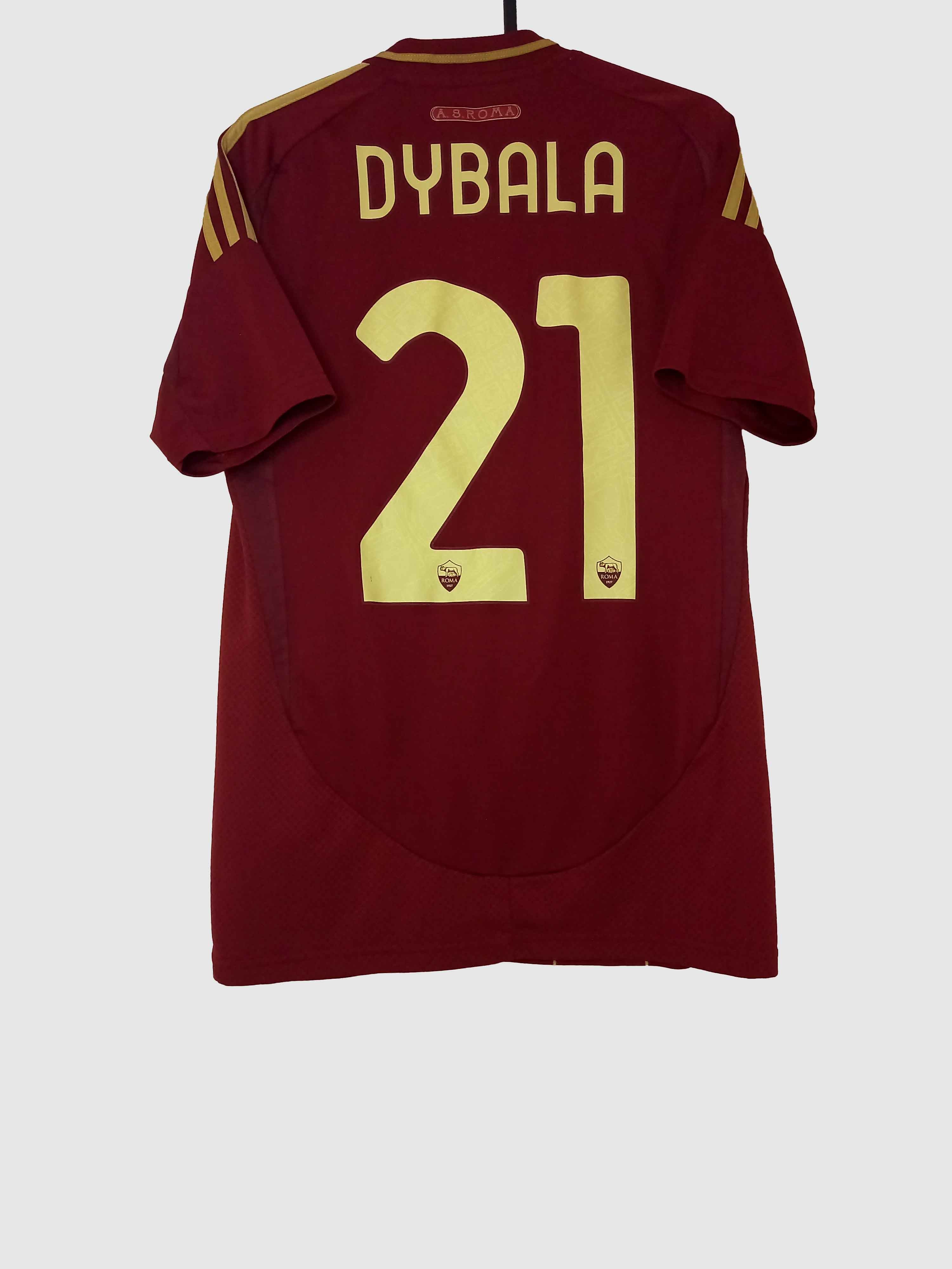 Roma 2024/25 Home Shirt Dybala Back IT6058