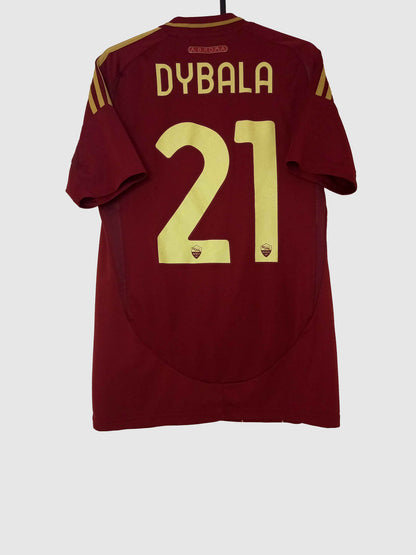 Roma 2024/25 Home Shirt Dybala Back IT6058