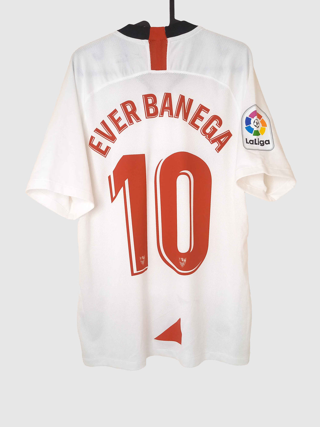 Sevilla 2019/20 Home Shirt Banega Back AJ1018-104