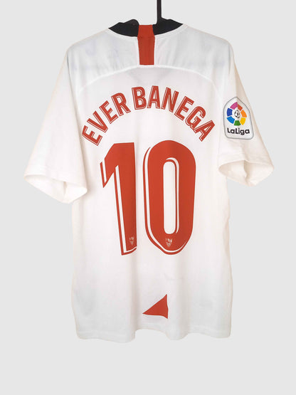 Sevilla 2019/20 Home Shirt Banega Back AJ1018-104