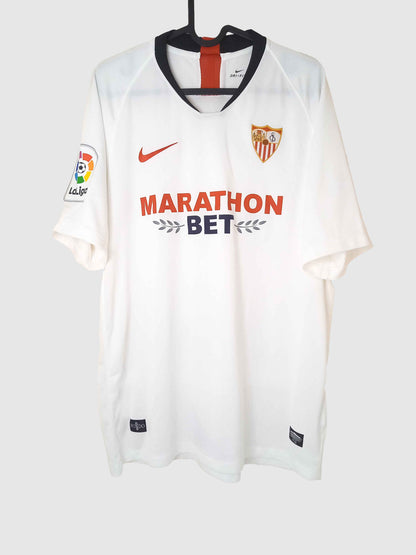 Sevilla 2019/20 Home Shirt Banega Front AJ1018-104