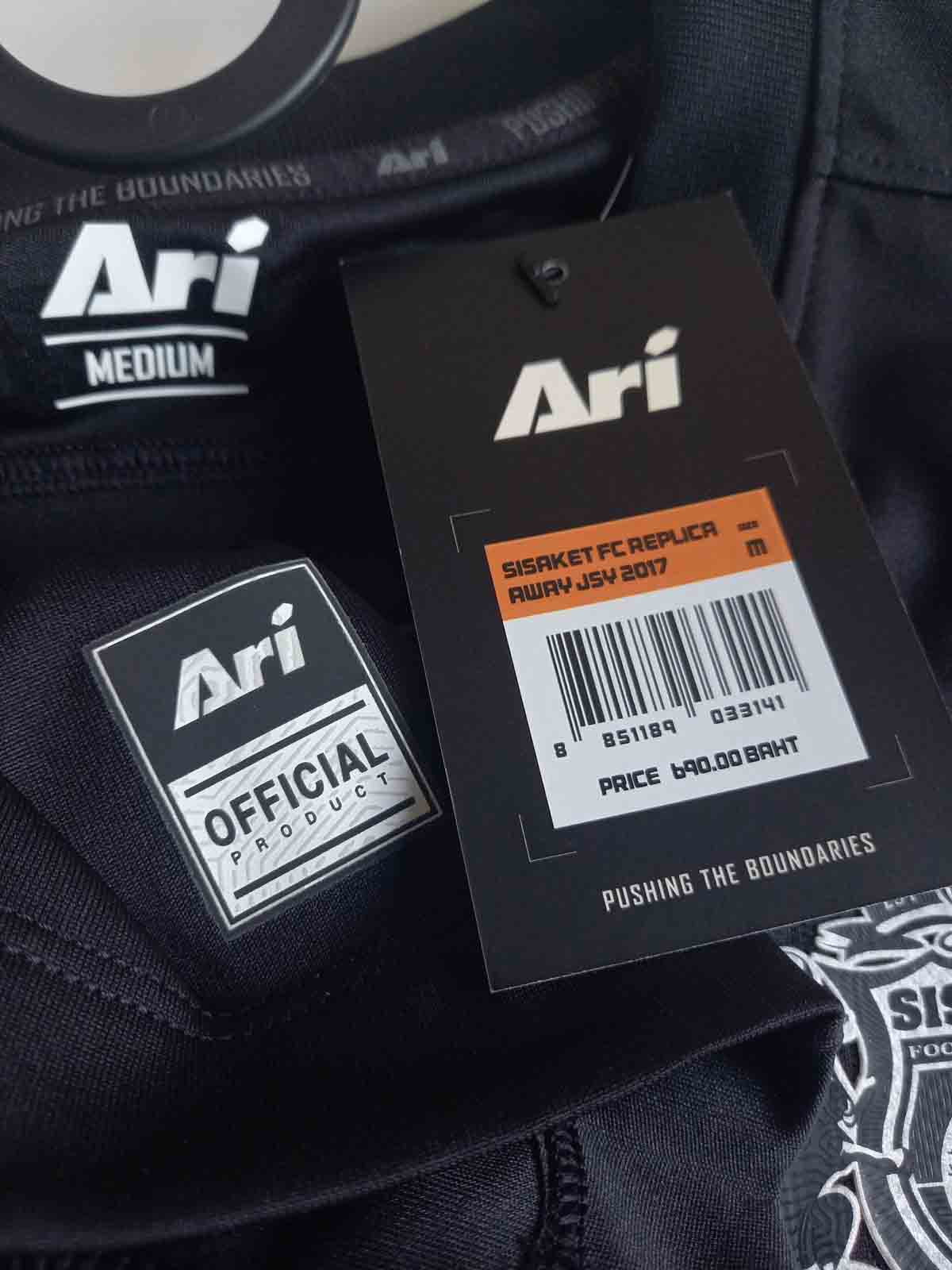 Sisaket 2017 Away Shirt Tags