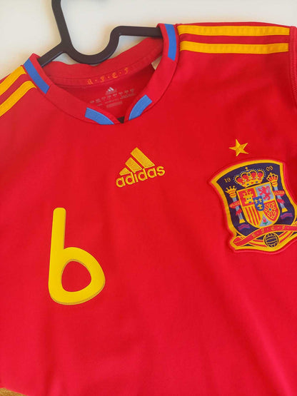 Spain 2010 Home Shirt Iniesta V31236 upper