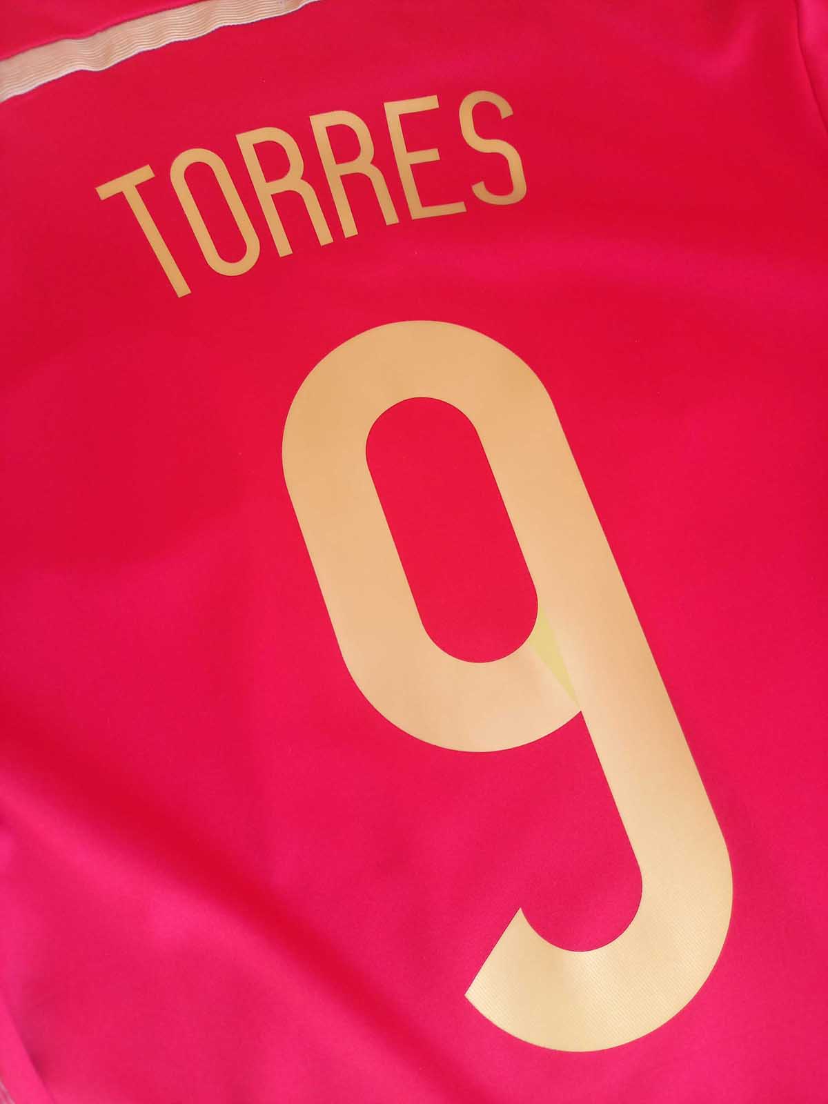 Spain 2014 Home Shirt Fernando Torres G85279 name set