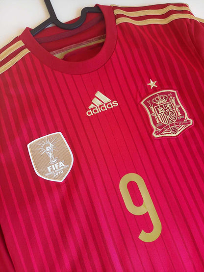 Spain 2014 Home Shirt Fernando Torres G85279 upper