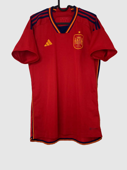 Spain 2022 Home Shirt Front HL1970
